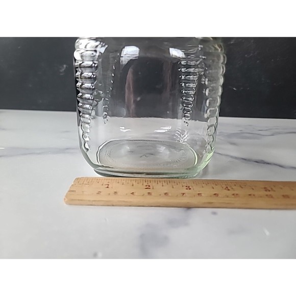 Lidded Clear Glass Jar With Chalk Board Label - Picture 10 of 10